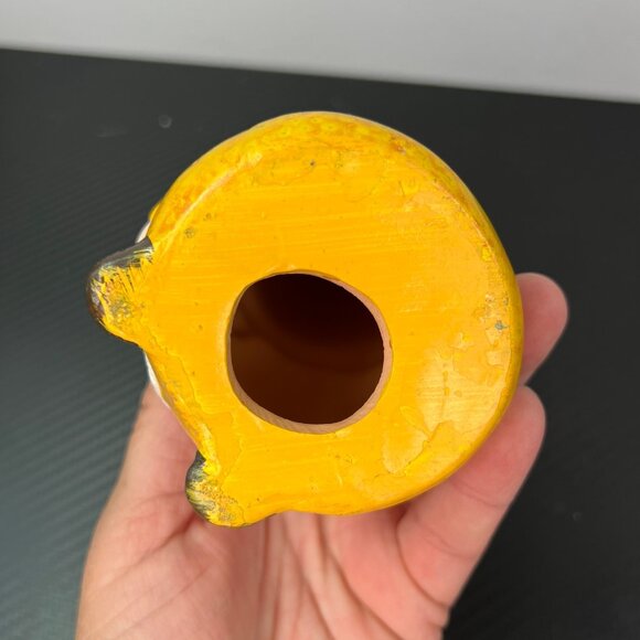 Set Of 2 Ceramic Whimsical Garden Gnome Figures Ladybug Bee Statue - Picture 5 of 7